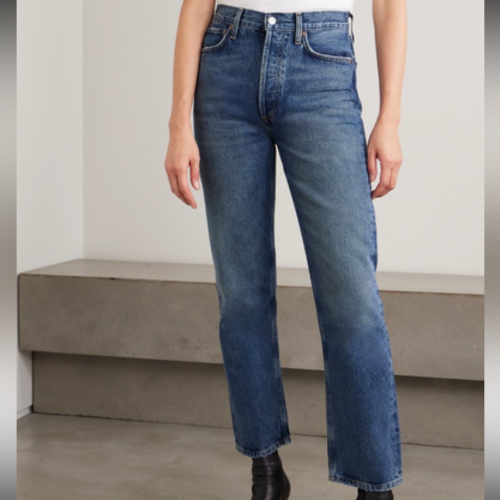 NWOT Agolde Pinch waist high rise kick flare (Placebo)